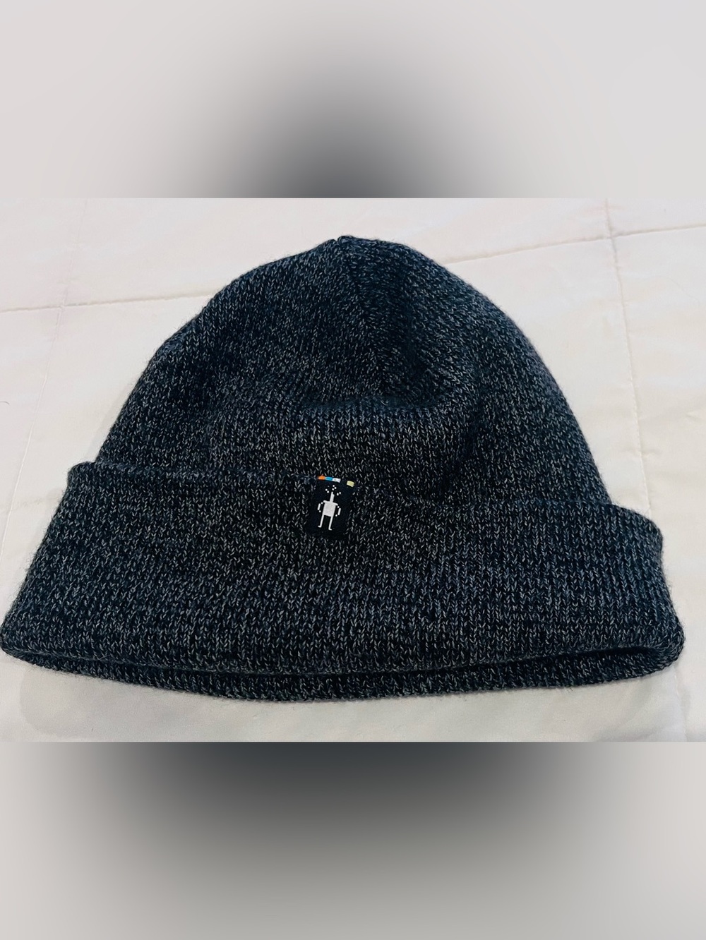 Smartwool Beanie Hat Heathered Gray Soft Merino Wool EUC